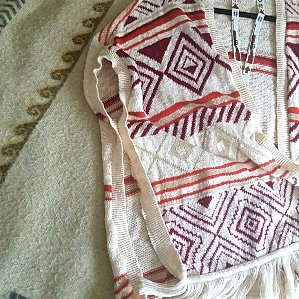 Boho Poncho Duster - Picture 6 of 9